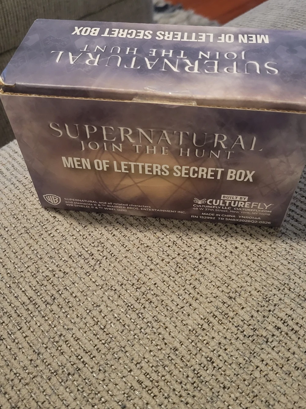 Supernatural Men of Letters Secret Box - Gray Accessory Case